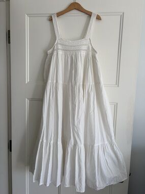 Crochet Cotton Midi Dress